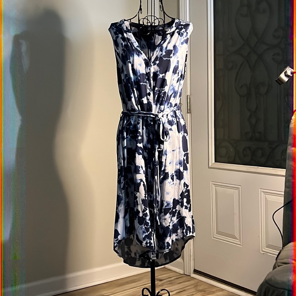 Torrid Blue Tie Dye Dress